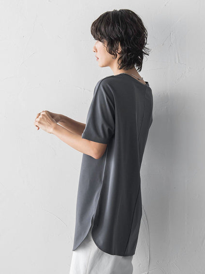 【WEB限定/大きいサイズ】”細身パンツも怖くない”Tシャツチュニック