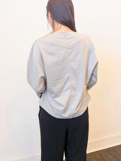 《予約販売》flare sleeve tee 【日本製】