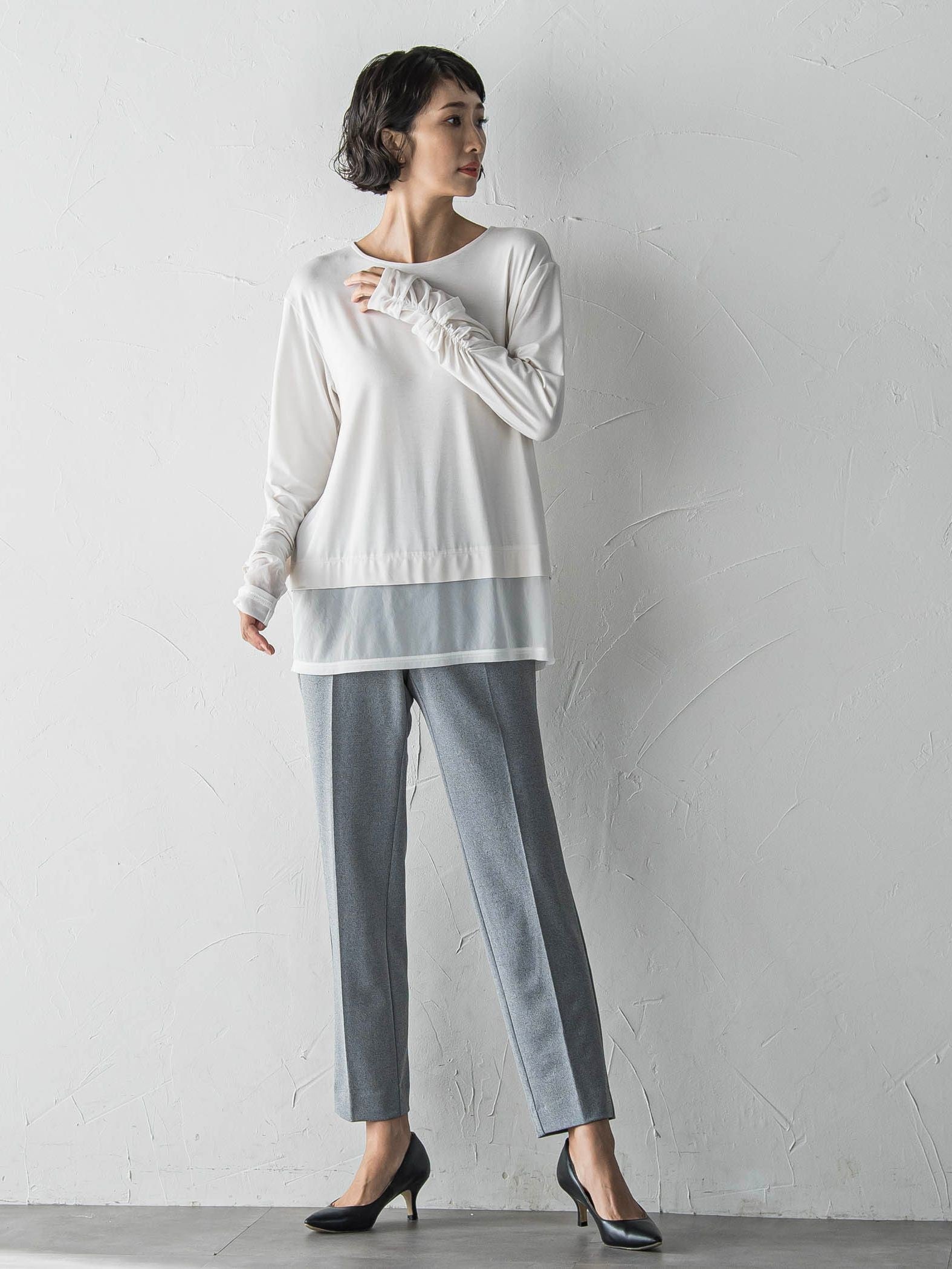 【biyori/極】”着心地も美しさも”パーフェクトムーブパンツ≪洗濯機で洗える≫