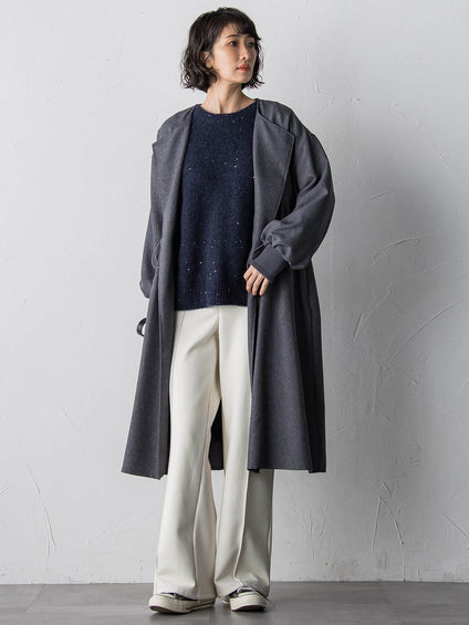 【WEB限定/新色追加】”まるで毛布”とろける裏起毛ワイドパンツ