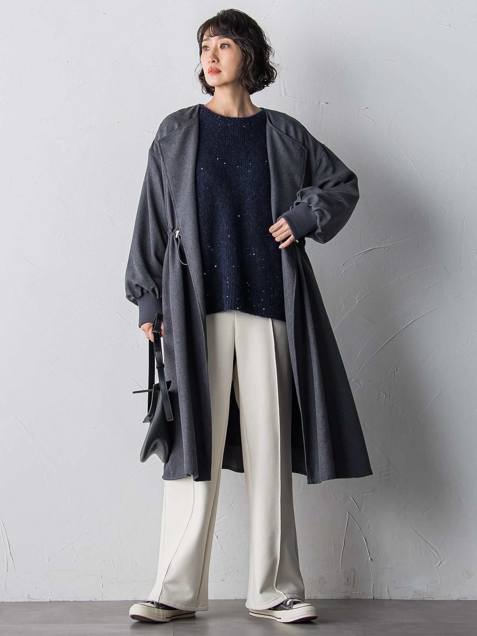 【WEB限定/新色追加】”まるで毛布”とろける裏起毛ワイドパンツ