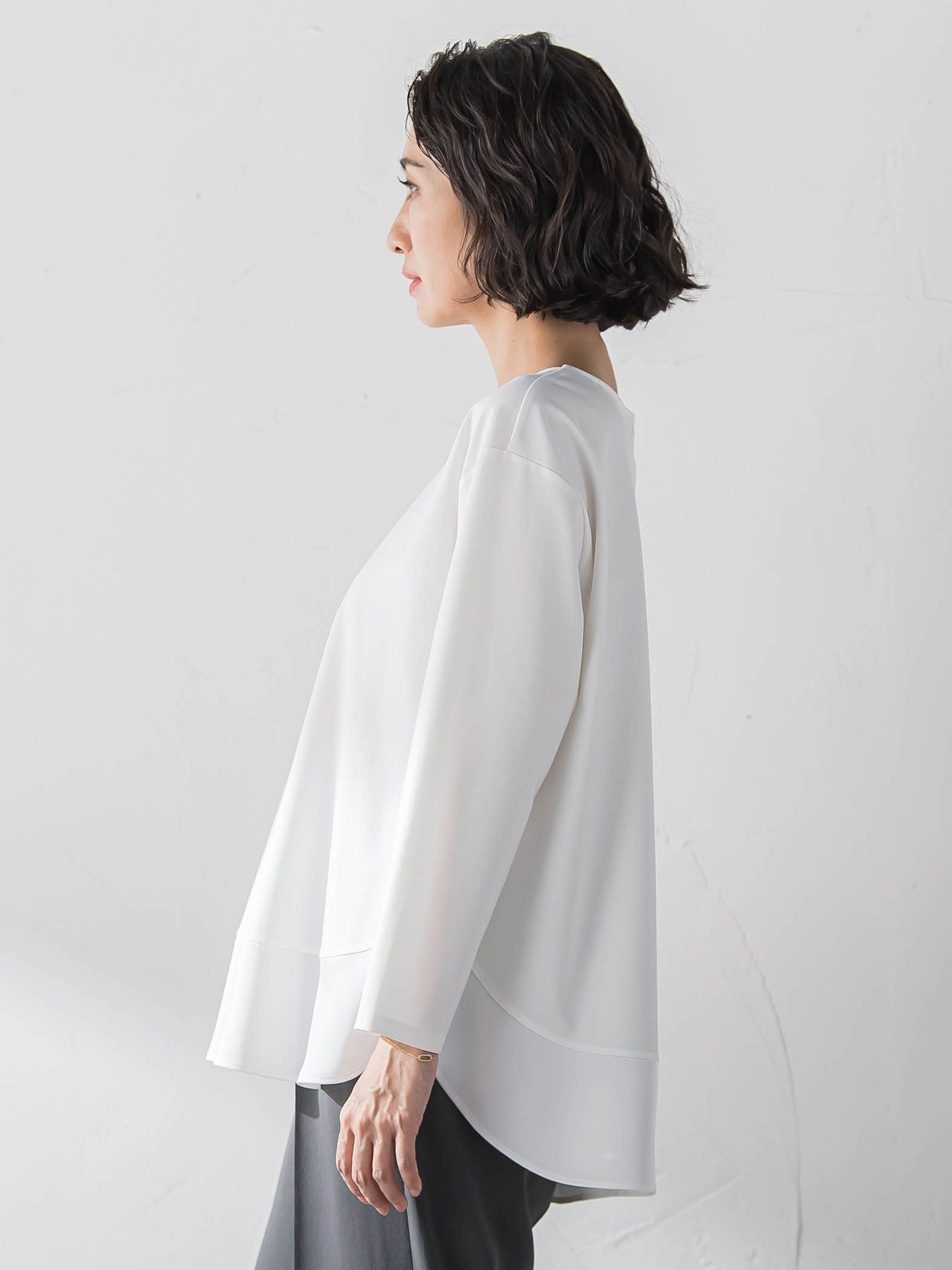 【大きいサイズ】パーフェクトベアスムースカットソー