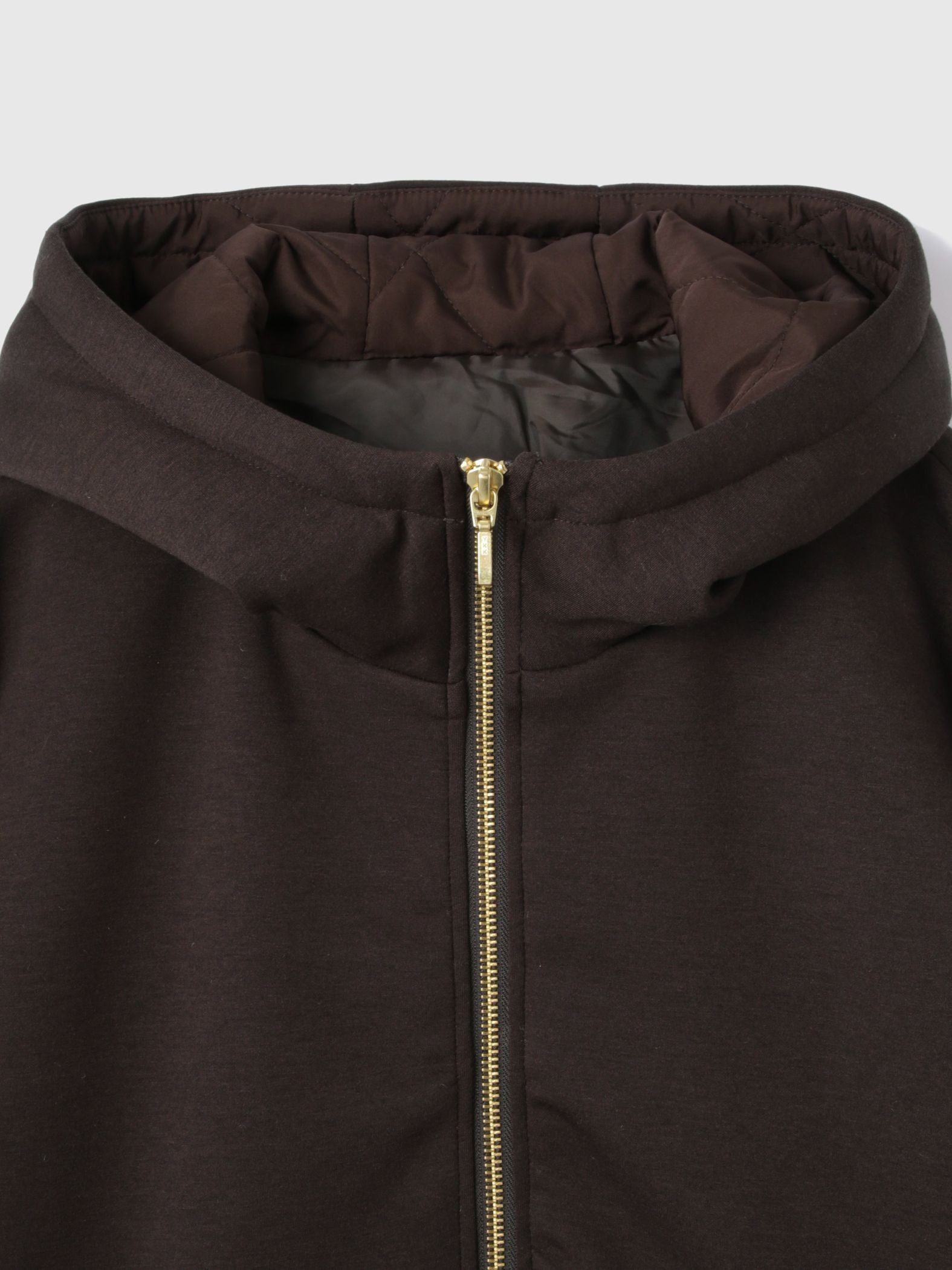 キルトダンボールコクーンスリーブブルゾン