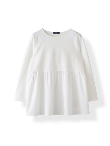 ペプラムカットソー