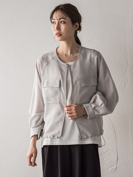 【WEB限定】メッシュブルゾン