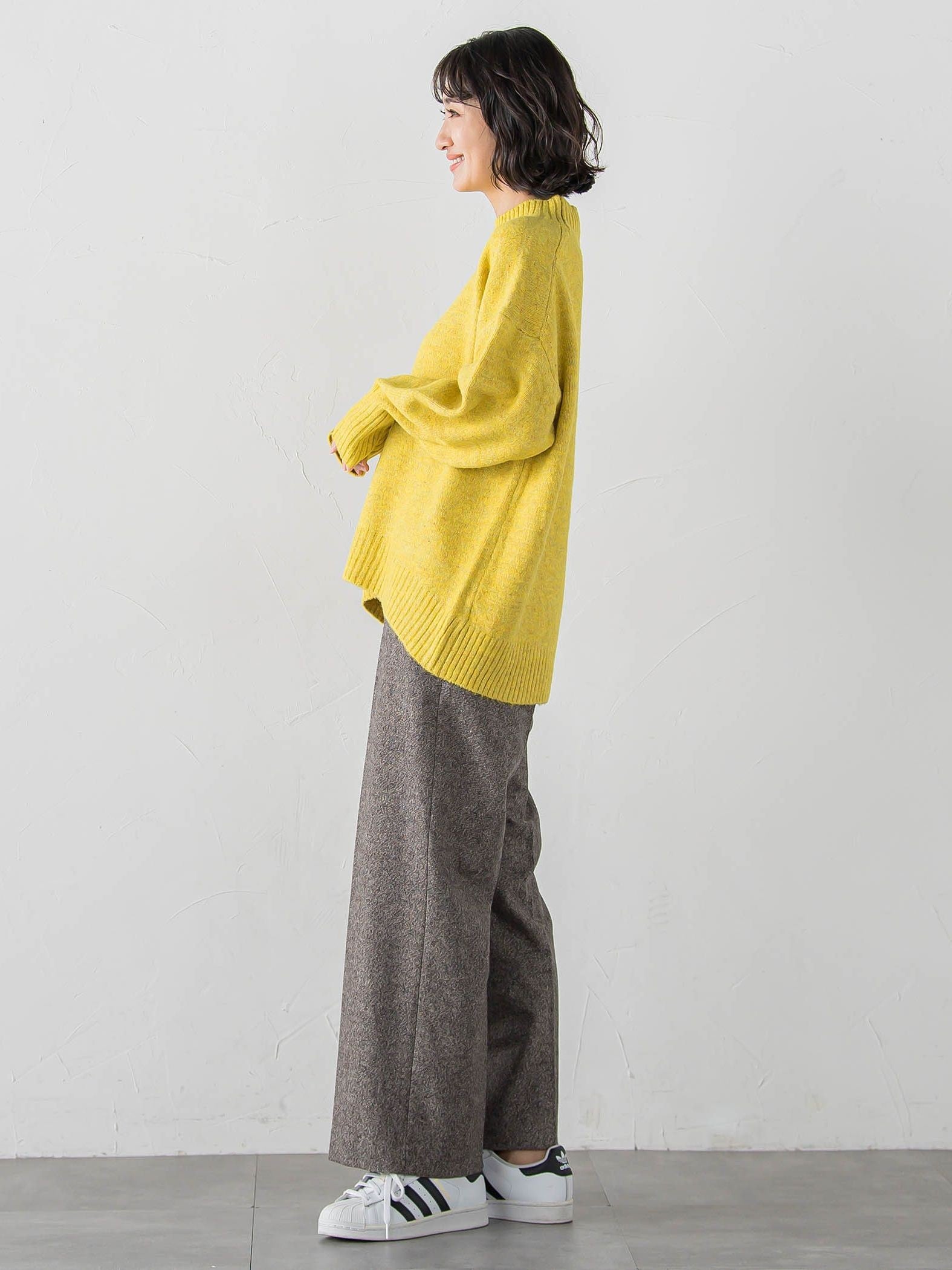 ウールラメシャンブレーパンツ