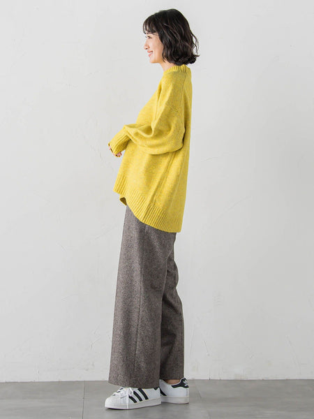 ウールラメシャンブレーパンツ