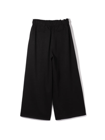 ベロアリボンダンボールセミワイドパンツ≪手洗い可能≫