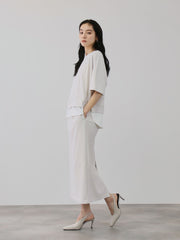 【上下セット】レイヤリードルマントップ×スカート2ピース