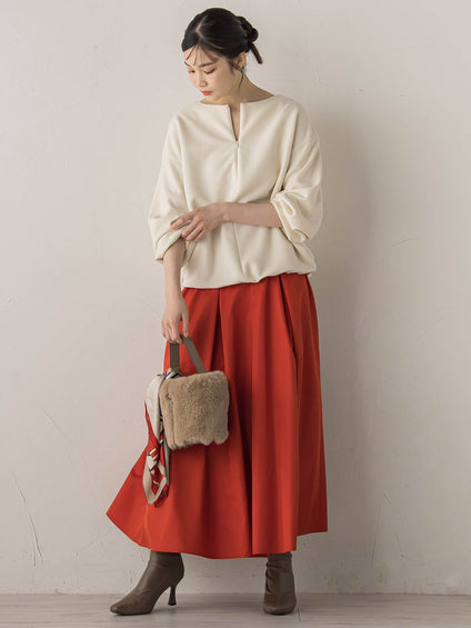 タフタタックスカート≪洗濯機で洗える≫