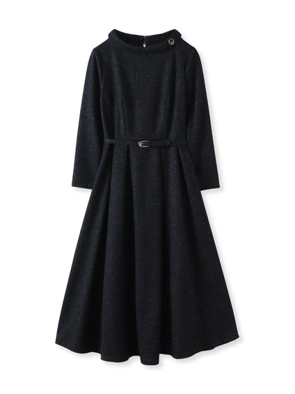 ツイードラメワンピース