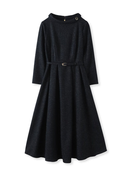 ツイードラメワンピース