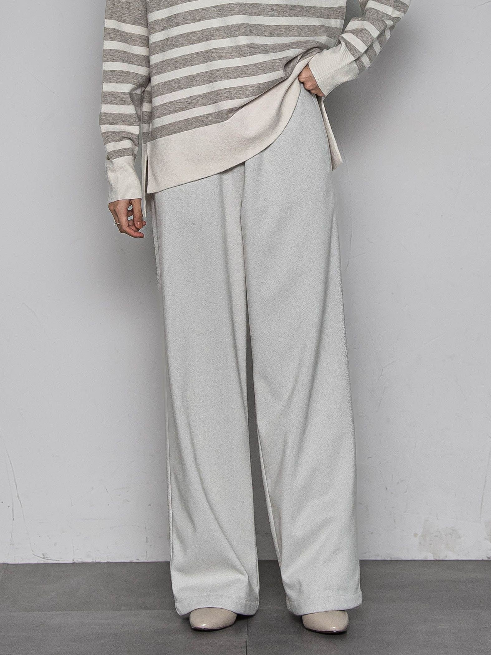 【楽・美・軽】イージーワイドパンツ≪手洗い可能≫