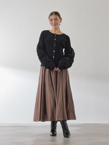 シルキーローンウエストプリーツスカート≪手洗い可能≫