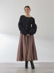 シルキーローンウエストプリーツスカート≪手洗い可能≫