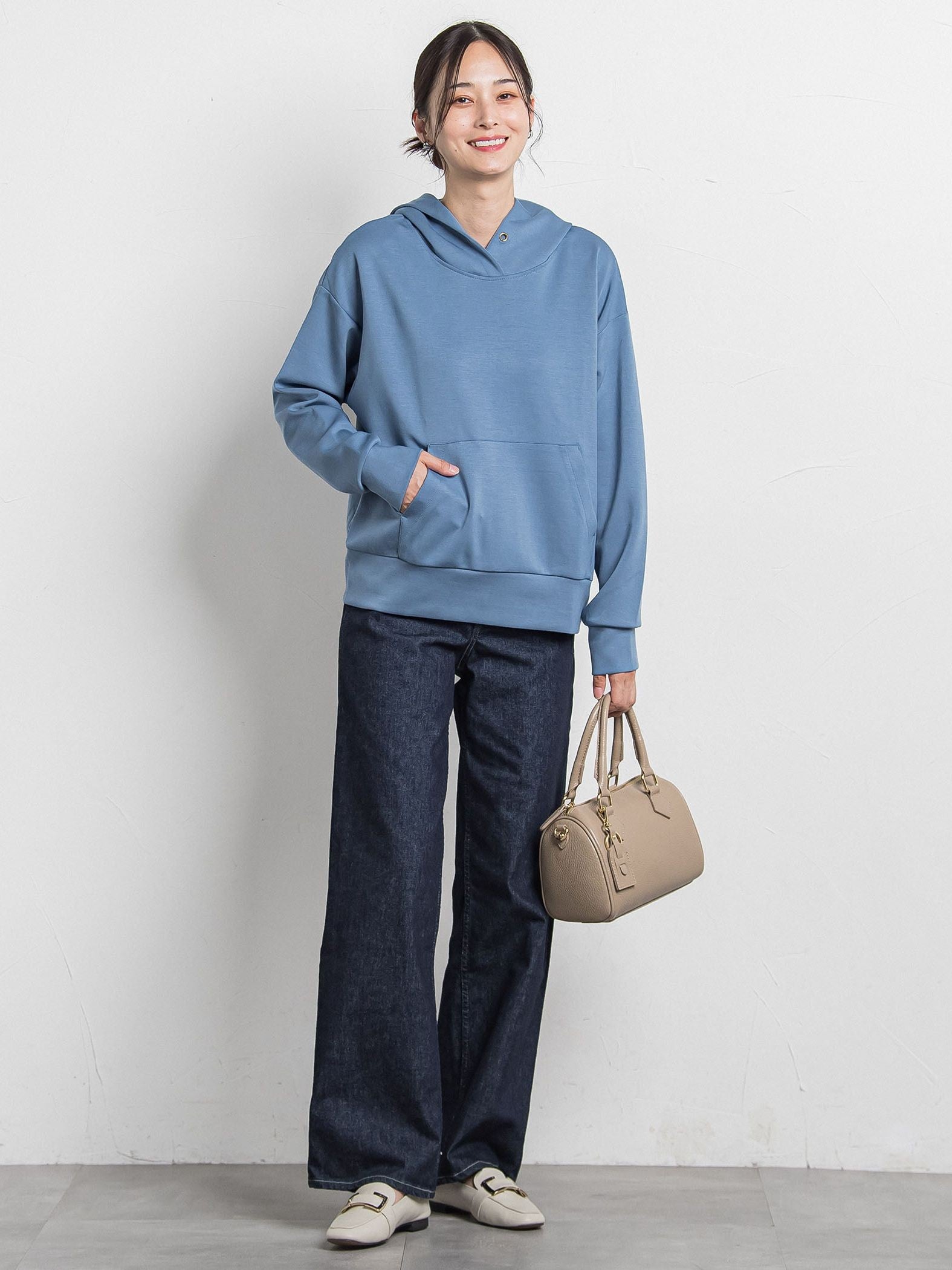 【WEB限定】ふんわリッチパーカー≪手洗い可能≫