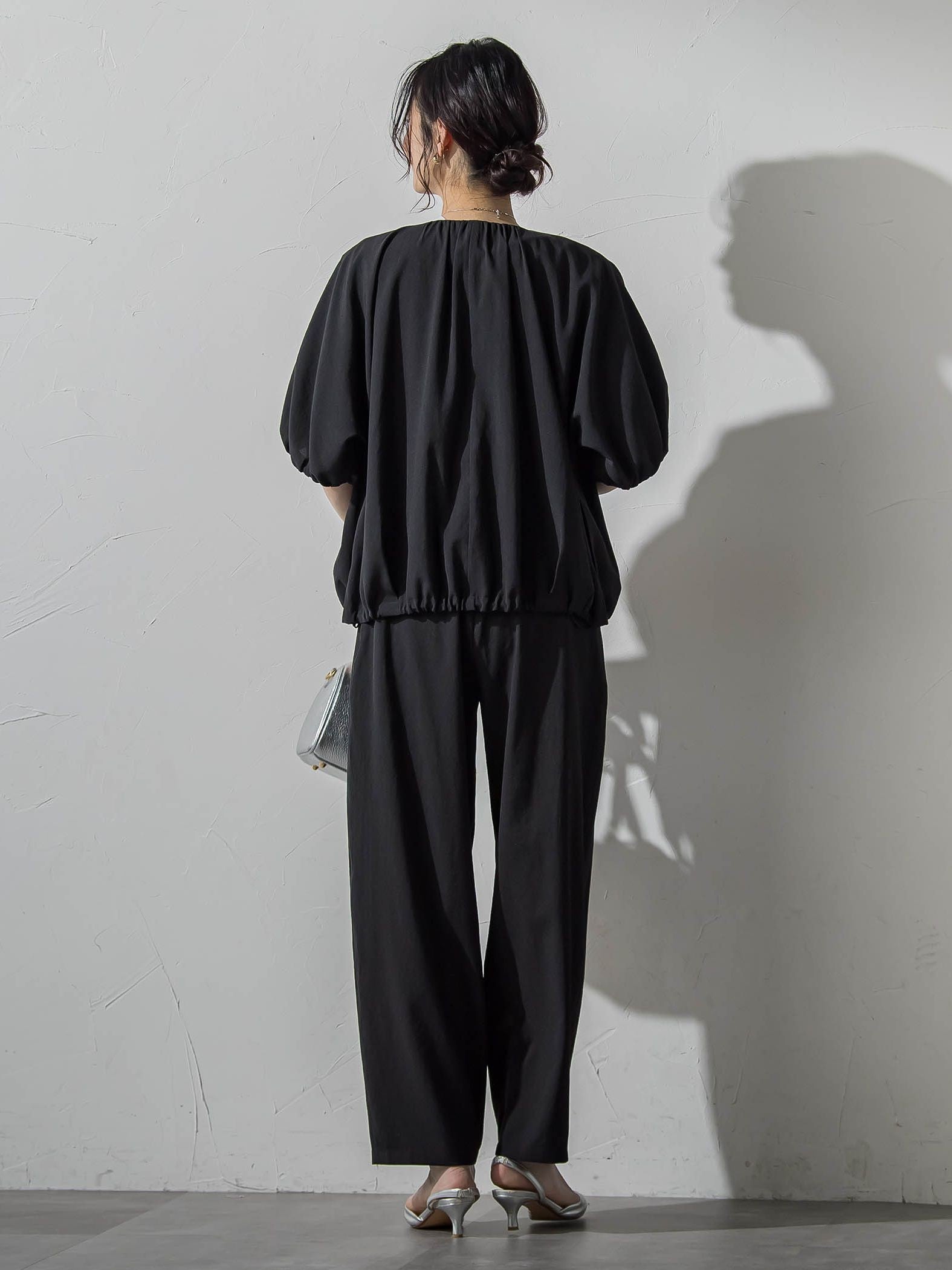 ナチュラルストレッチカーブパンツ≪セット着用可≫