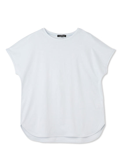 【WEB限定】【3サイズ】スムースコットンラウンドヘムカットソー≪洗える/接触冷感≫