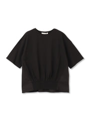 裾リブ前後異素材プルオーバー≪手洗い可能≫