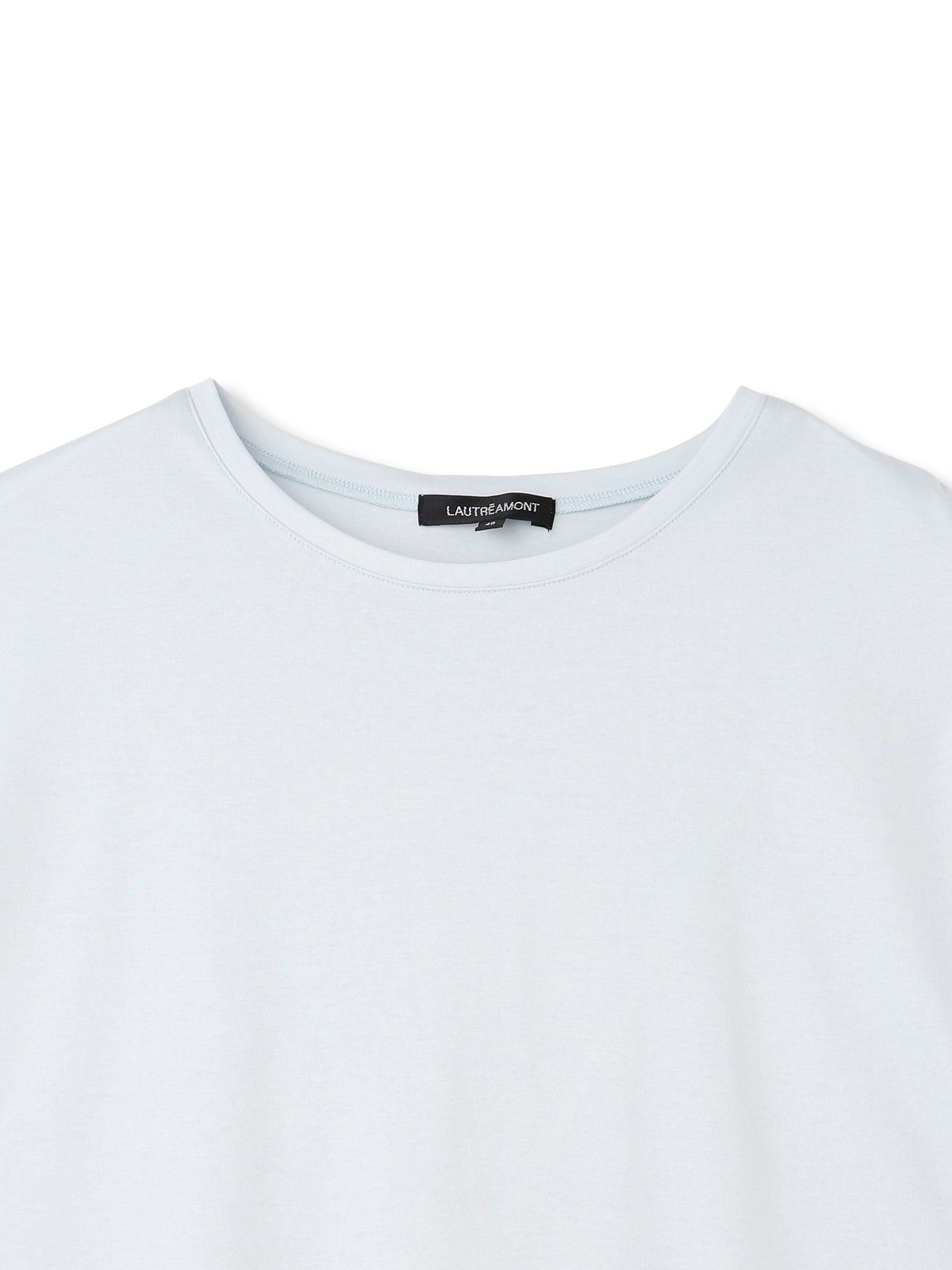 【WEB限定】【3サイズ】スムースコットンラウンドヘムカットソー≪洗える/接触冷感≫