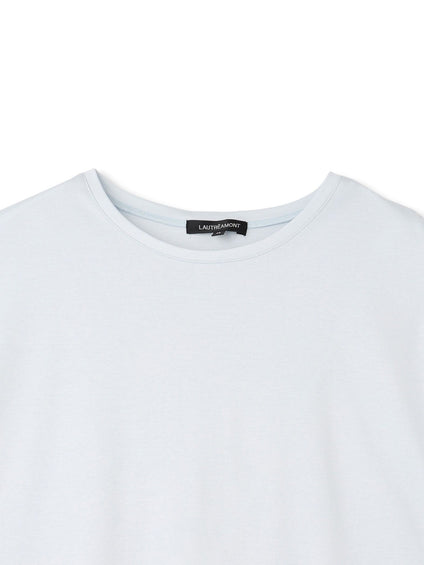 【WEB限定】【3サイズ】スムースコットンラウンドヘムカットソー≪洗える/接触冷感≫