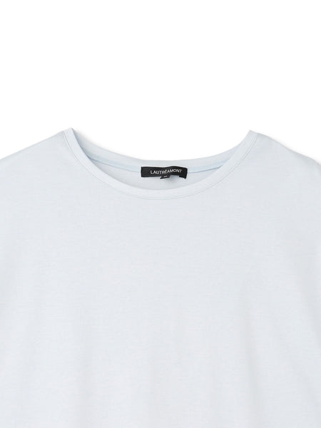 【WEB限定】【3サイズ】スムースコットンラウンドヘムカットソー≪洗える/接触冷感≫