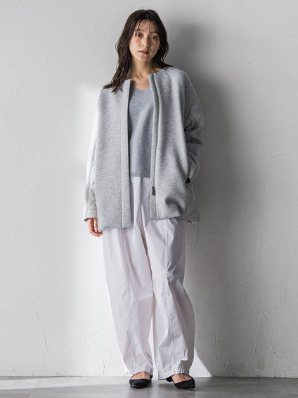 Vネックラメガーターニットプルオーバー≪手洗い可能≫