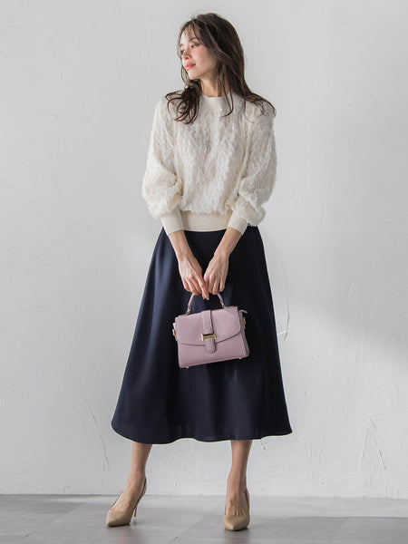 ダブルサテンスカート