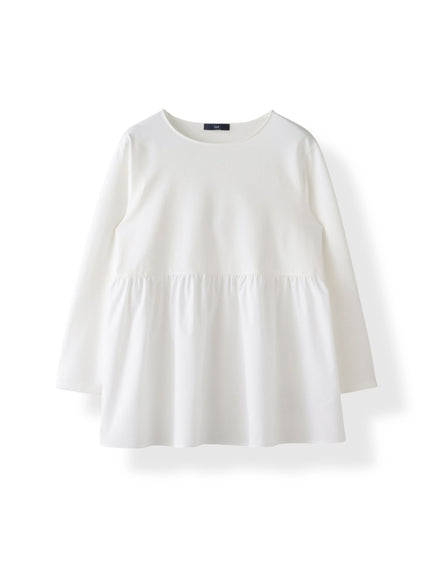 【大きいサイズ】ペプラムカットソー