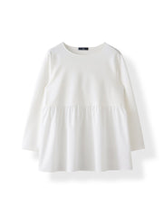 【大きいサイズ】ペプラムカットソー