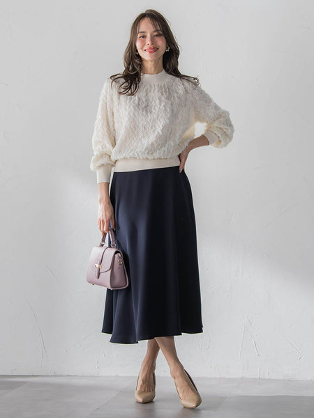 ダブルサテンスカート