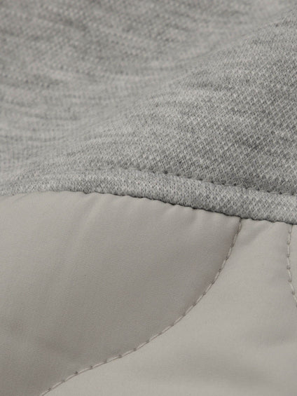 ダンボール中綿切り替えノーカラージャケット≪手洗い可能≫