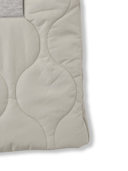 ダンボール中綿切り替えノーカラージャケット≪手洗い可能≫