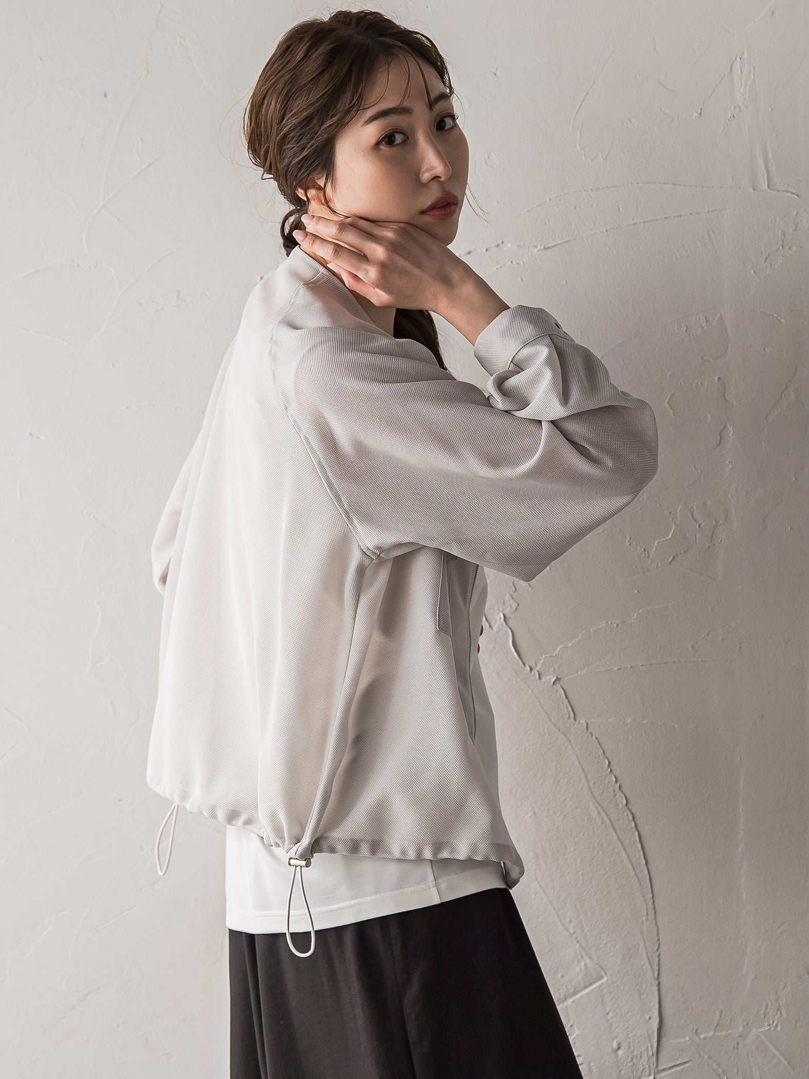 【WEB限定】メッシュブルゾン