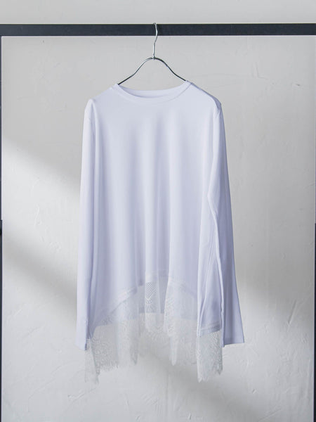 裾レーストップス≪手洗い可能≫