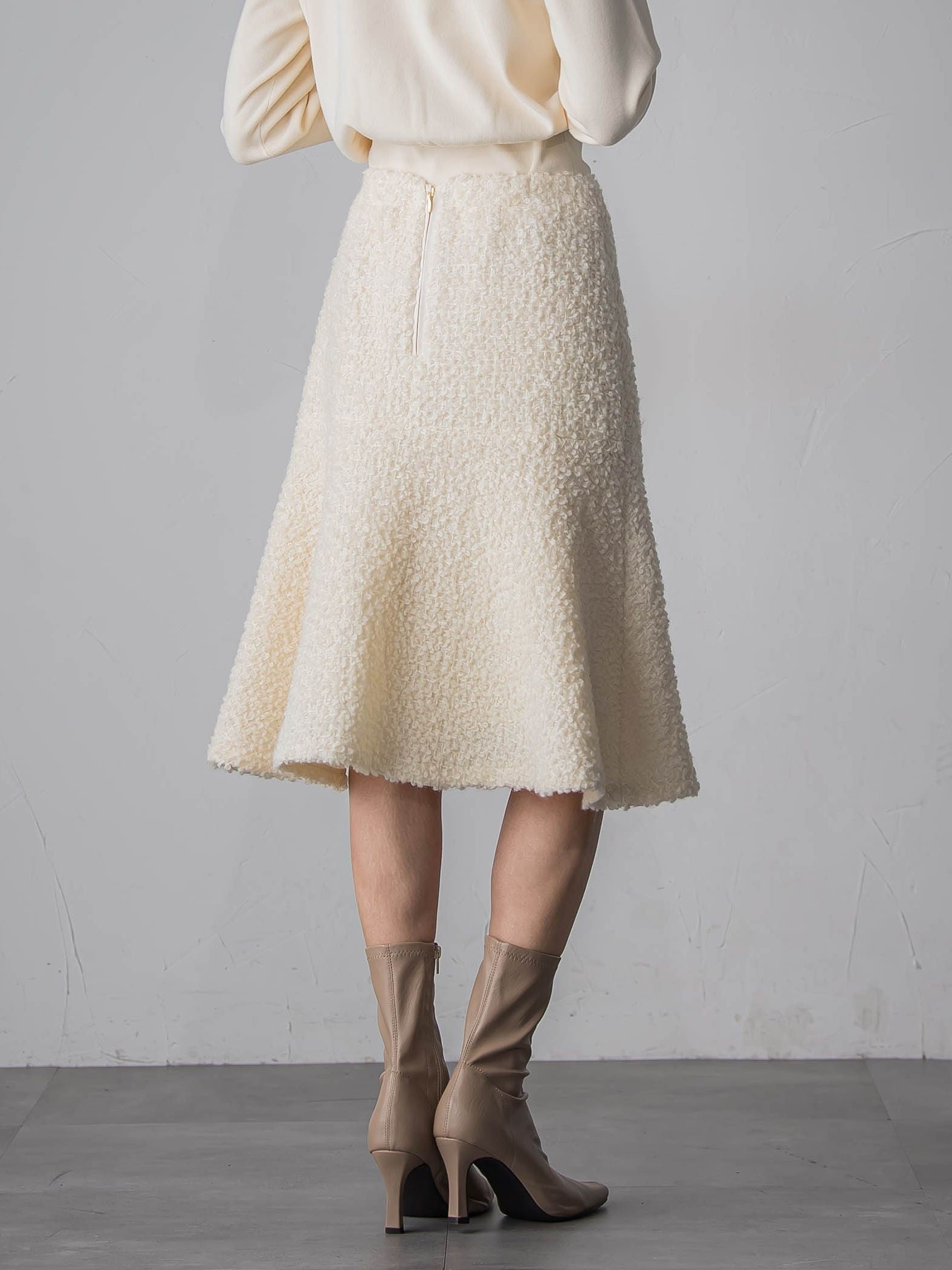 ループツイードスカート