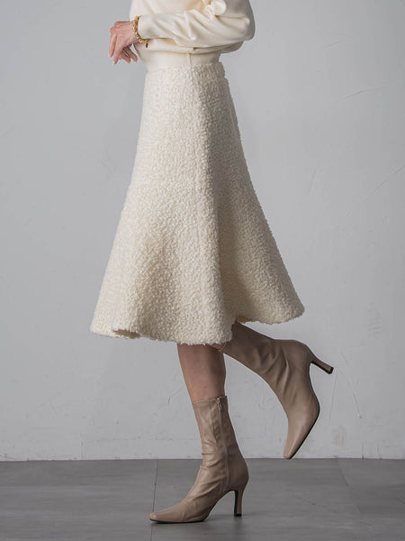 ループツイードスカート