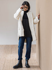 【WEB限定/大きいサイズ】”楽暖”あったか裏起毛スキニーデニム≪洗濯機で洗える≫