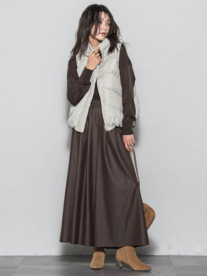 Vネックコクーンニットプルオーバー≪手洗い可能≫