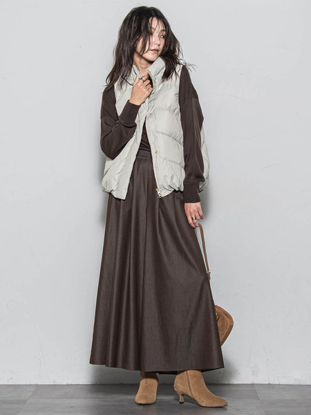 Vネックコクーンニットプルオーバー≪手洗い可能≫