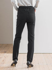 【WEB限定/大きいサイズ/新色追加】”楽暖”裏起毛ハイテンションパンツ≪洗濯機で洗える≫