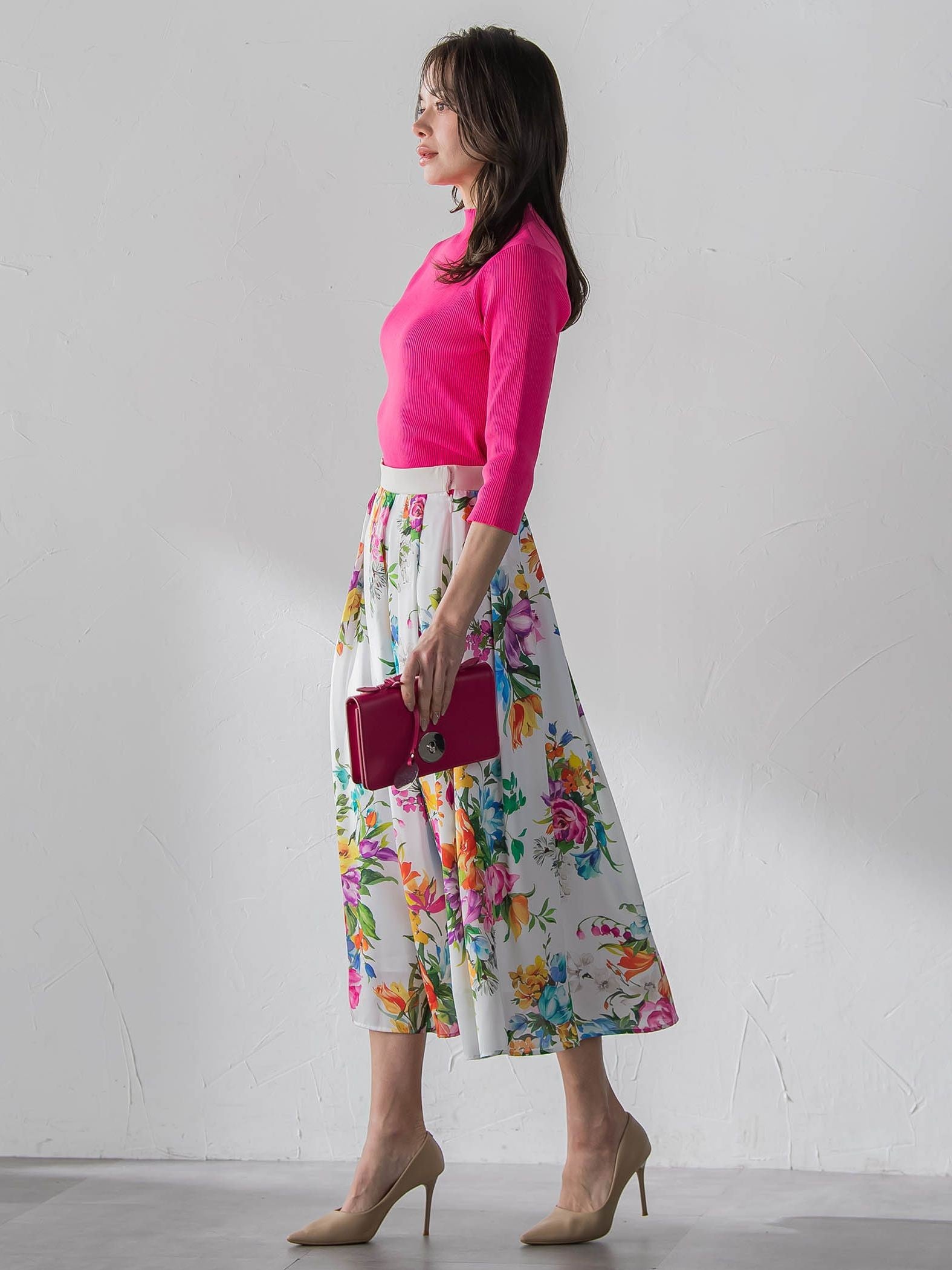 ケープ付き5wayニット