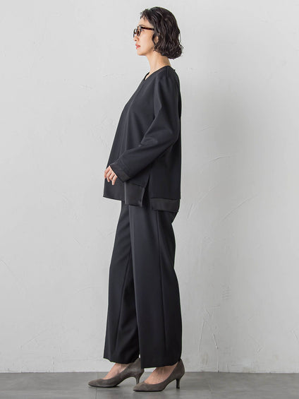 ピクシエスタVネックブラウス≪洗濯機で洗える≫