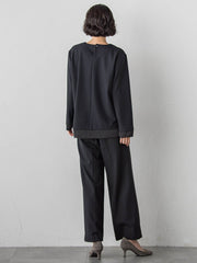 ピクシエスタVネックブラウス≪洗濯機で洗える≫