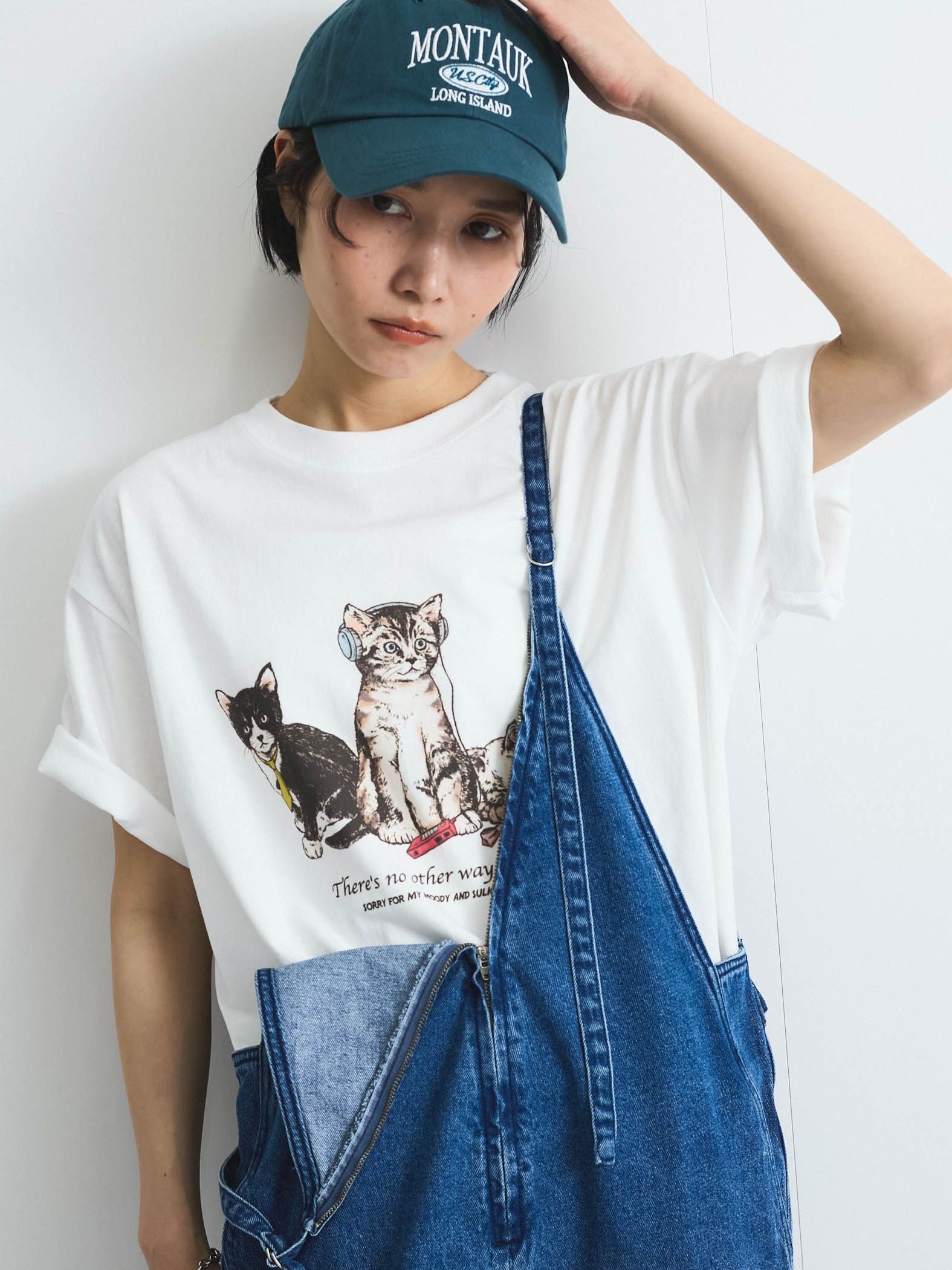 【POWER OF THE PEOPLE】イヌネコプリントTシャツ≪洗濯機で洗える≫
