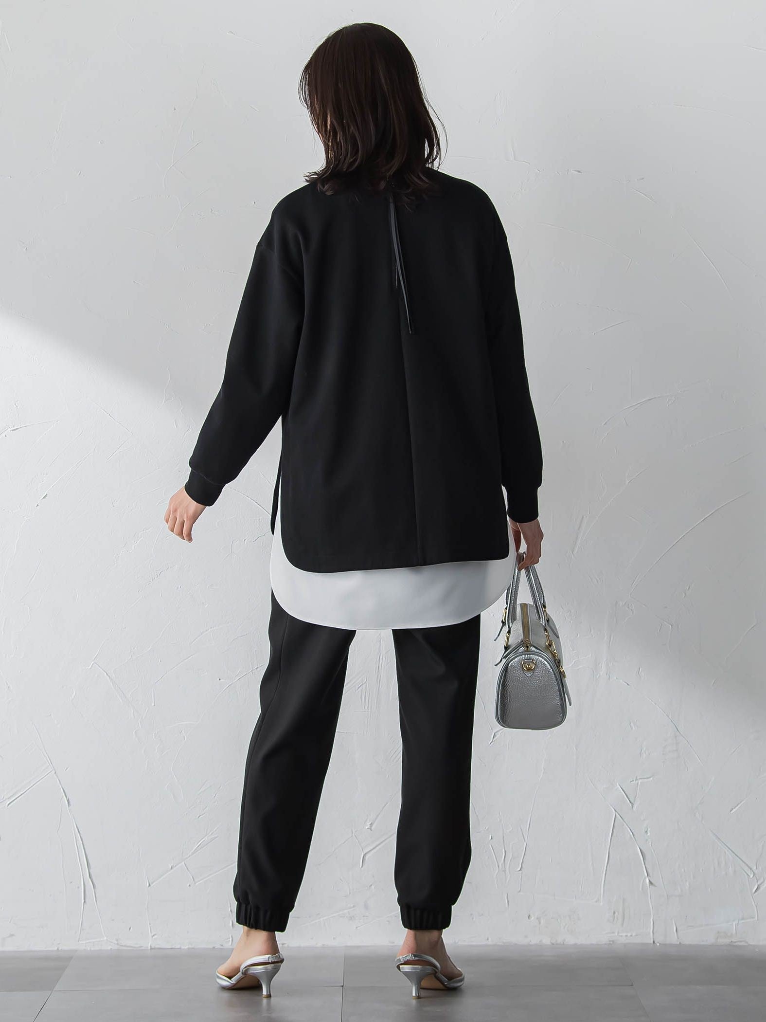 【WEB限定】美フォルムデイリープルオーバー≪洗濯機で洗える/11号あり≫