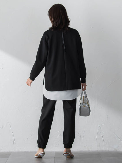 【WEB限定】美フォルムデイリープルオーバー≪洗濯機で洗える/11号あり≫