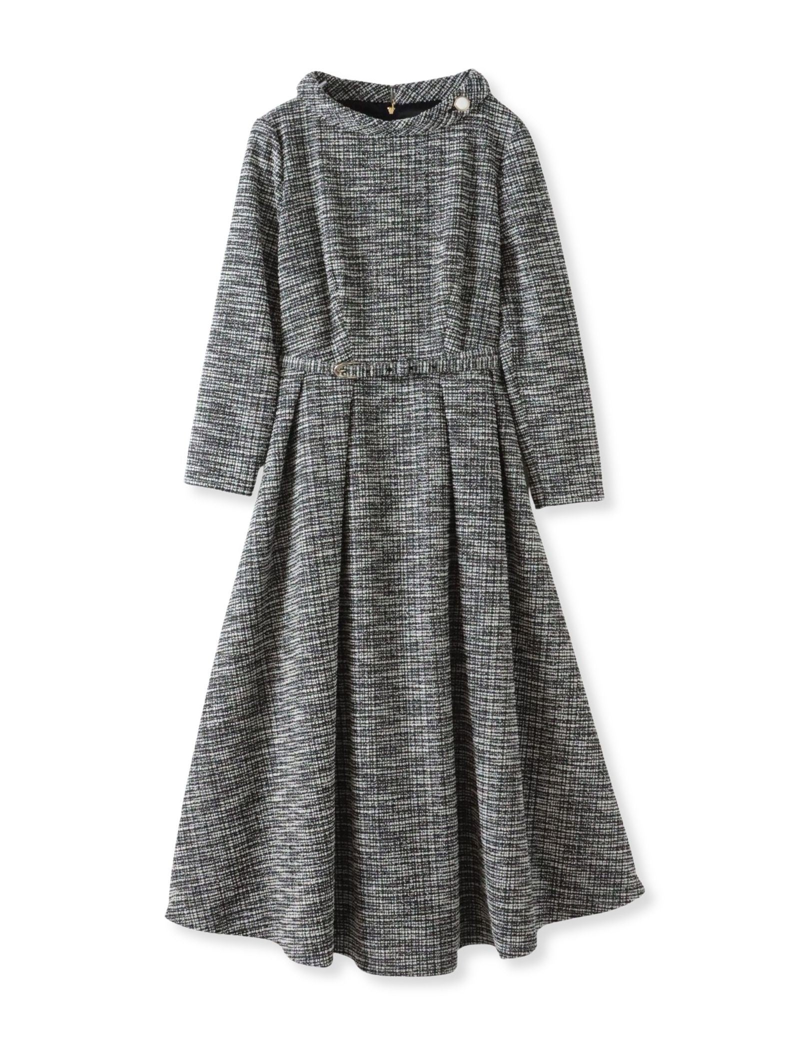 ツイードラメワンピース