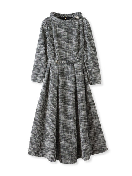 ツイードラメワンピース