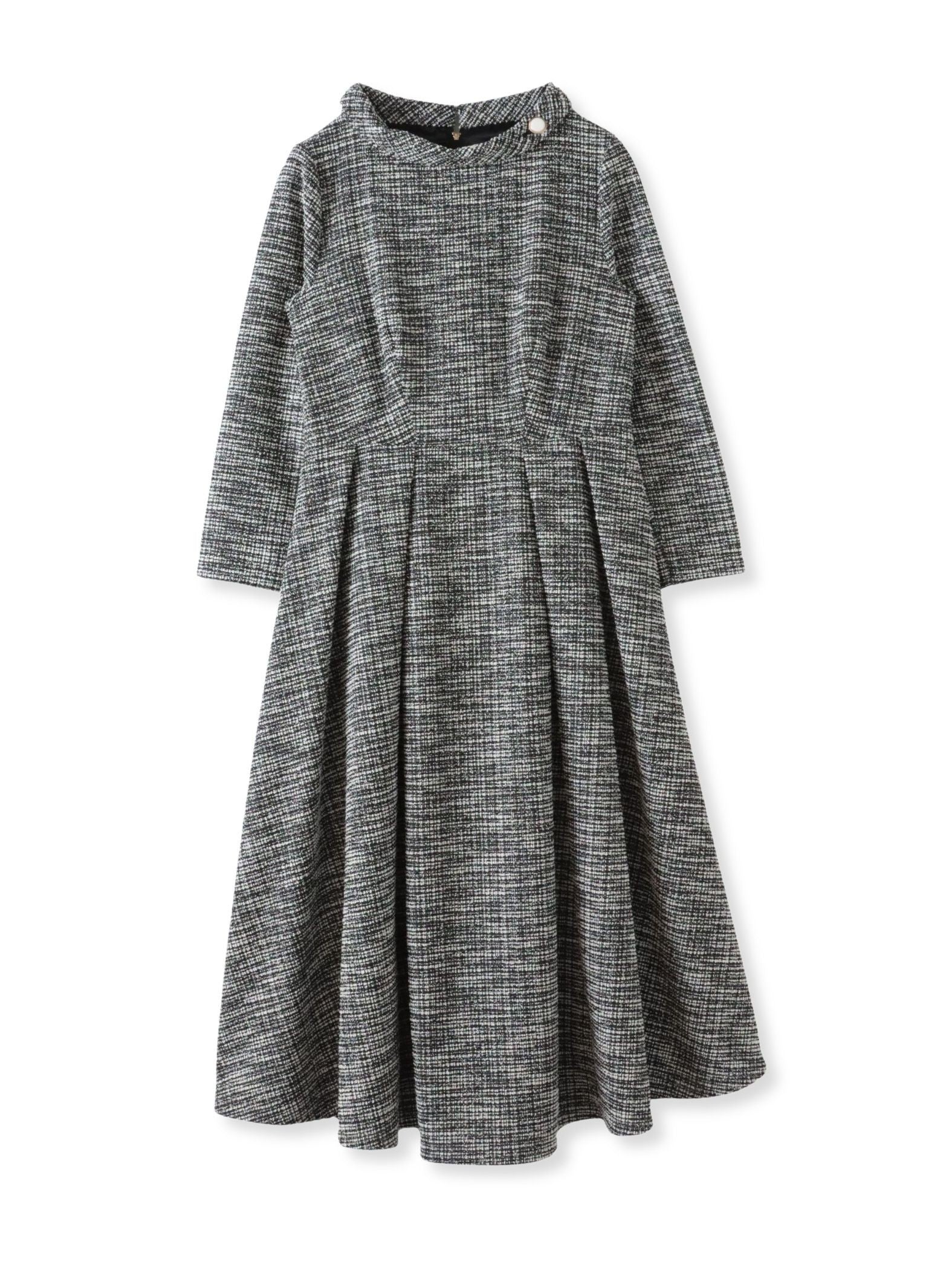 ツイードラメワンピース